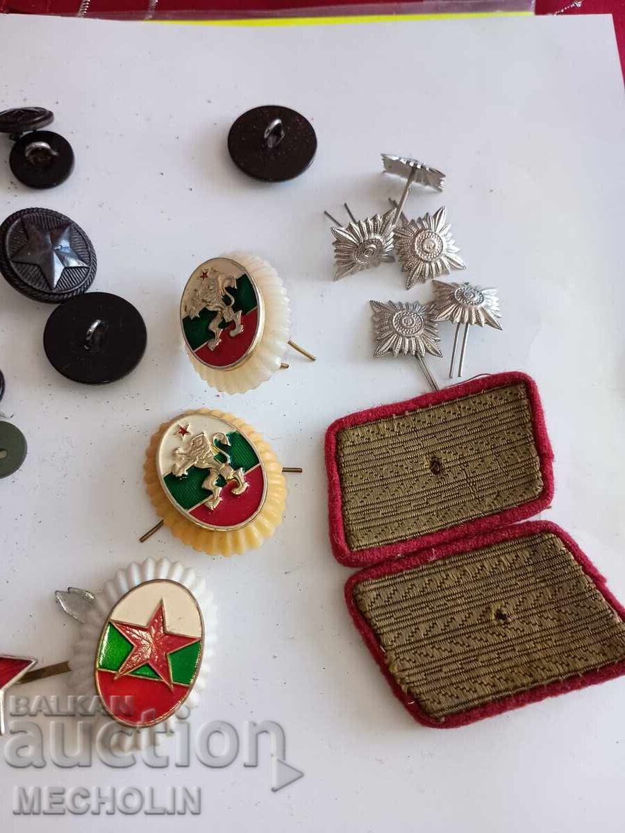 Old military cockades, badges, and buttons with price € 20.00 | 39.12 BGN