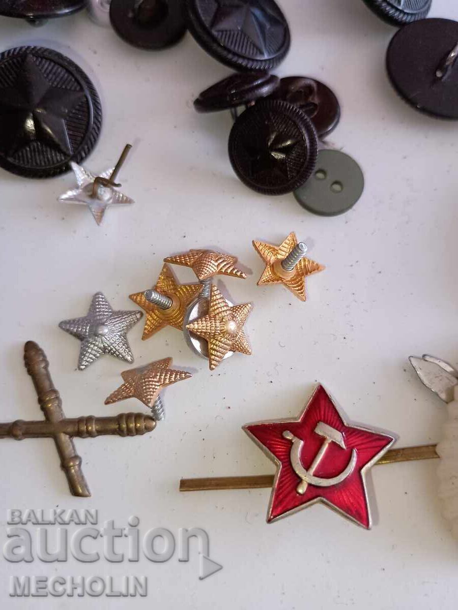 Old military cockades, badges, and buttons - 6
