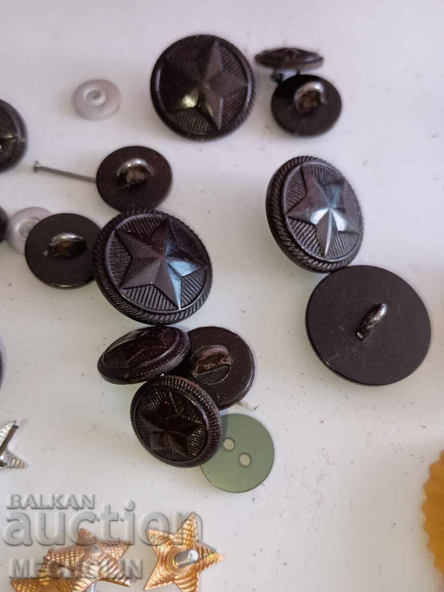 Old military cockades, badges, and buttons - 7