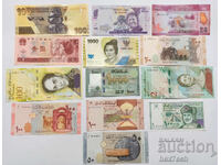 ❤️ ⭐ Lot de bancnote 13 bucăți UNC nou ⭐ ❤️