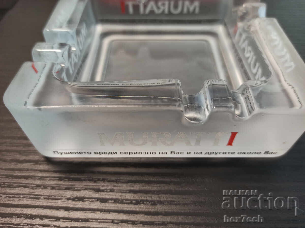 ❤️ ⭐ Scrumieră de sticlă Muratti ⭐ ❤️ cu preț € 5.49 | 10.74 BGN