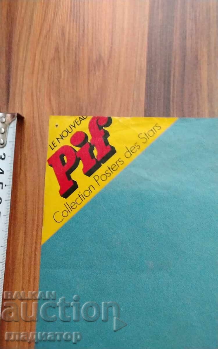 Licitație Afiș revistă PIF comic Inspector Gadget săritură cu prăjina