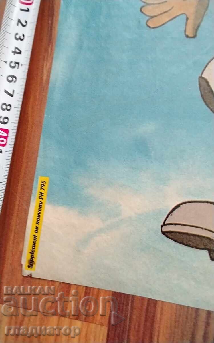 Livrarea Afiș revistă PIF comic Inspector Gadget săritură cu prăjina