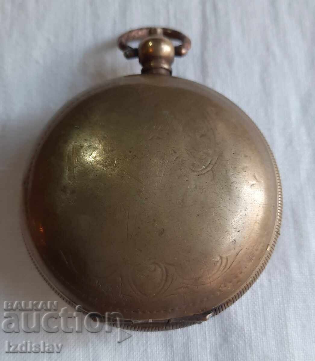 Bronze covers from an antique pocket watch