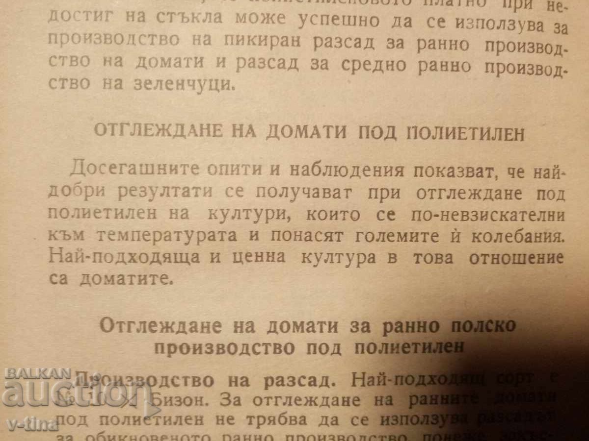 Аукцион Използуване на полиетилена в зеленчукопроизводството Аукцион Използуване на полиетилена в зеленчукопроизводството