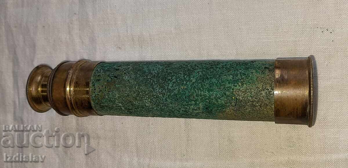 Старинен месингов далекоглед 19 в с цена € 33.00 | 64.54 лв.