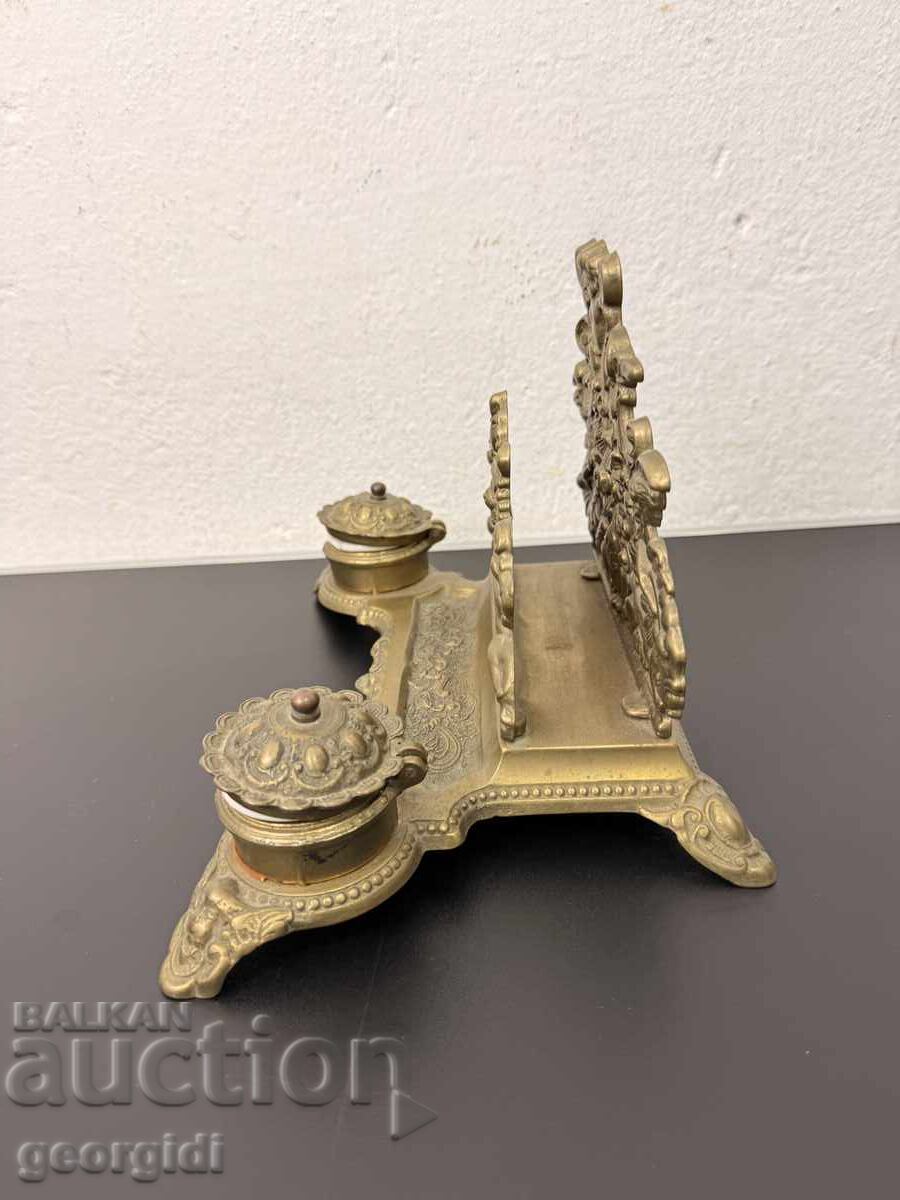 Calimară din bronz în stil Rococo. №7829 - 7