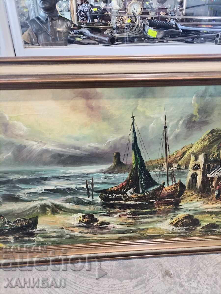 Аукцион КРАСИВА АВТОРСКА КАРТИНА, МОРСКИ ПЕЙЗАЖ