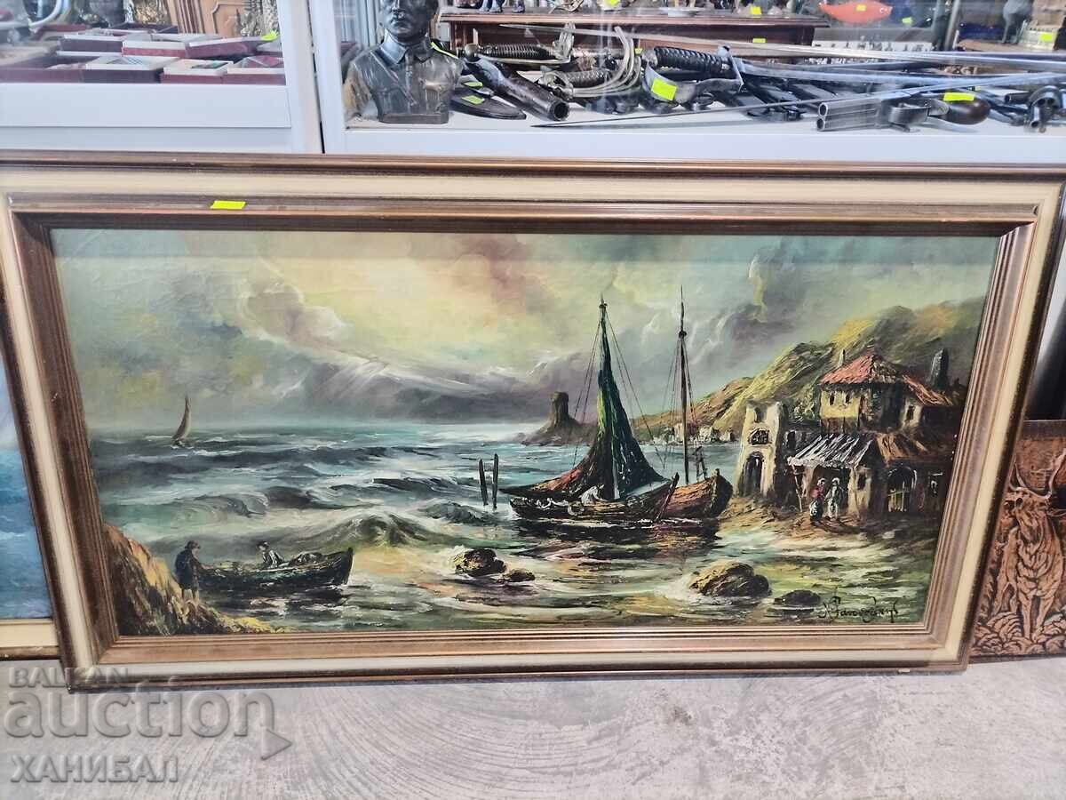 КРАСИВА АВТОРСКА КАРТИНА, МОРСКИ ПЕЙЗАЖ