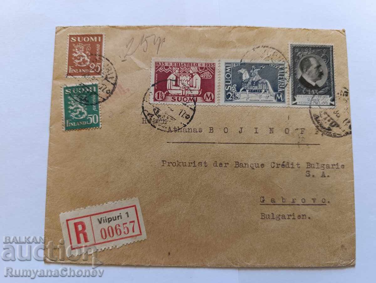 Пощенски плик от Финландия