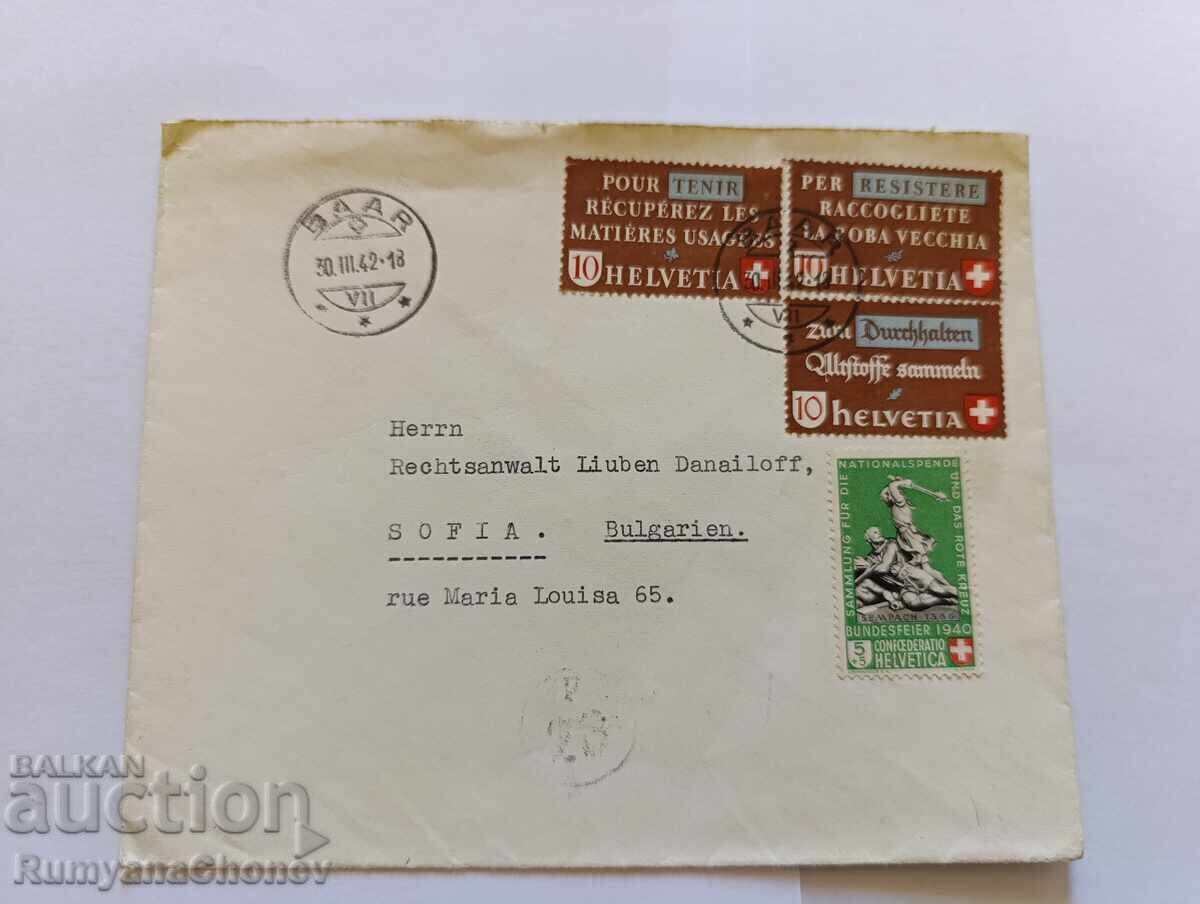 Пощенски Плик от Швейцария