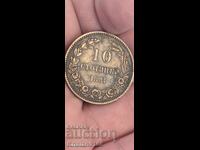 10 cenți 1881