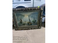 TABLOU ORIGINAL FRUMOS, PEISAJ MARIN