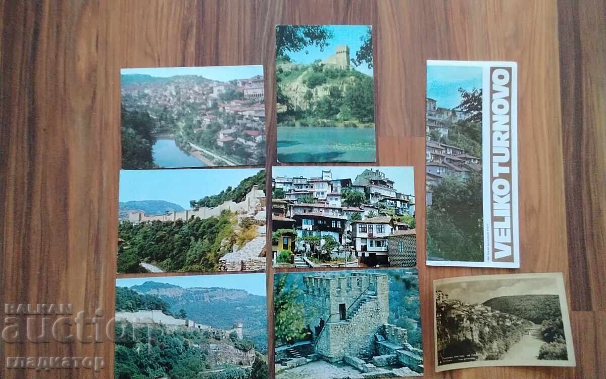 Auction  Old postcard Veliko Tarnovo general view with Yantra River