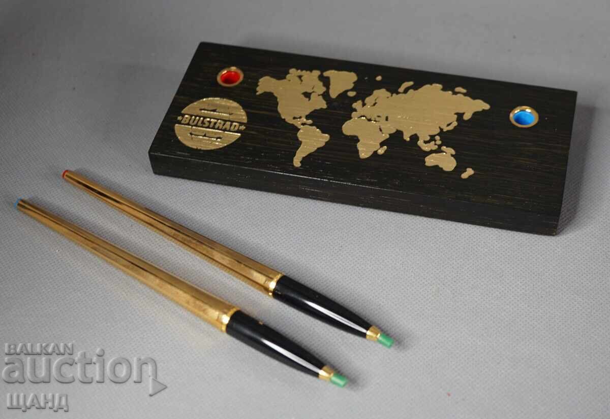 Доставка на Ballograf Рекламен луксозен комплект химикалки с кутия