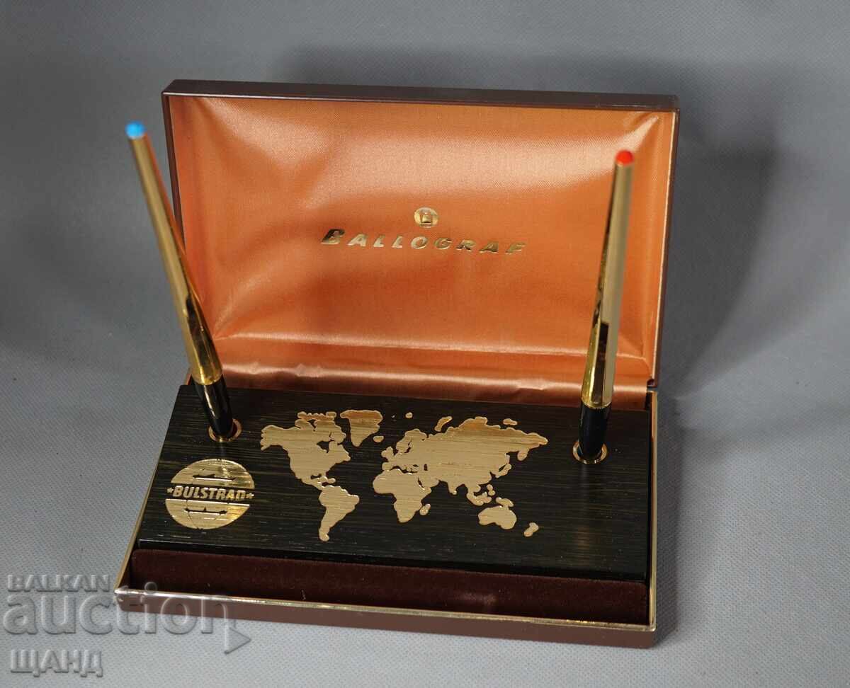 Ballograf Рекламен луксозен комплект химикалки с кутия