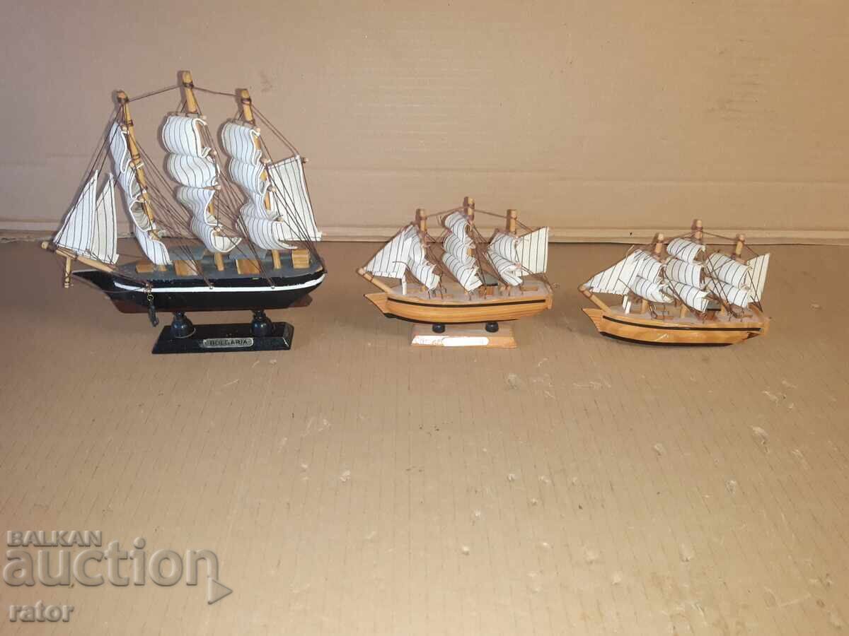 Old ships - 3 pieces, ship - model, models