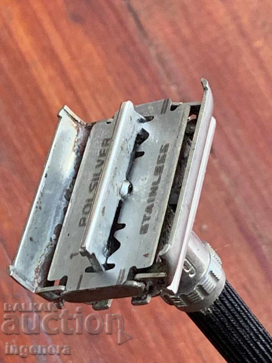 СТАРА МЕТАЛНА МАРКОВА САМОБРЪСНАЧКА-GILLETTE-USA - 5