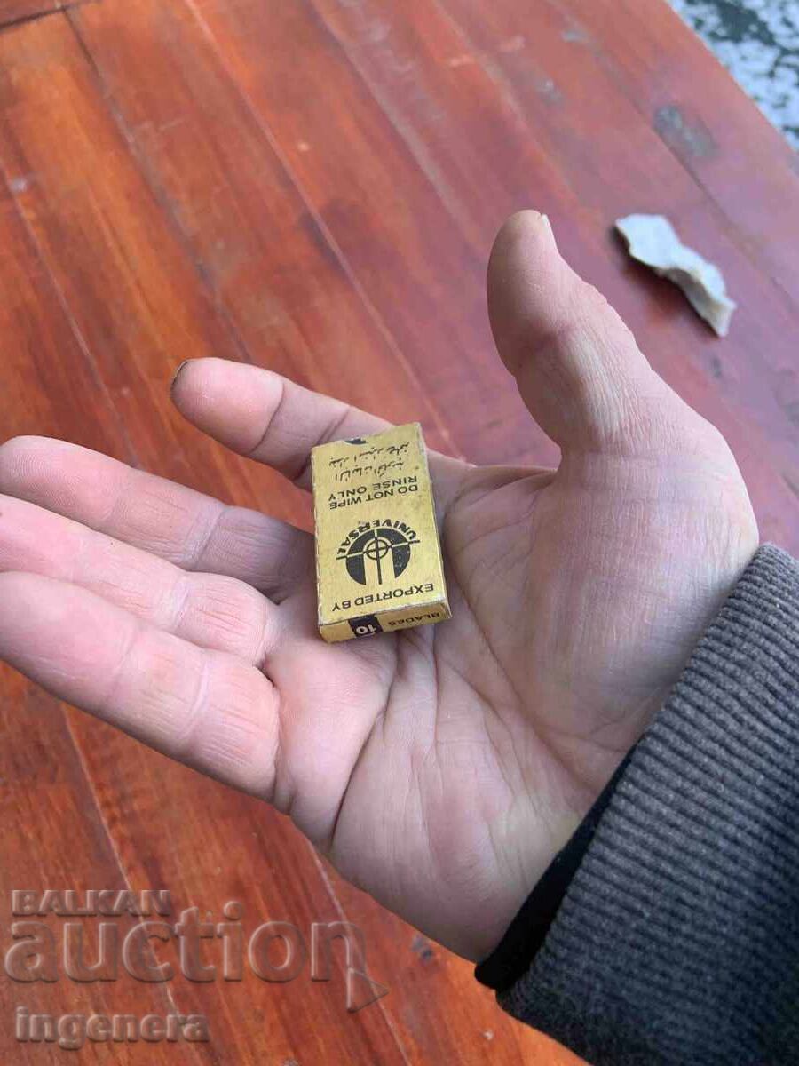 НОЖЧЕ НОЖЧЕТА ЗА БРЪСНЕНЕ ЗА КОЛЕКЦИОНЕРИ-НОВО-ПАКЕТ ОТ 9 БР с цена € 6.00 | 11.73 лв.