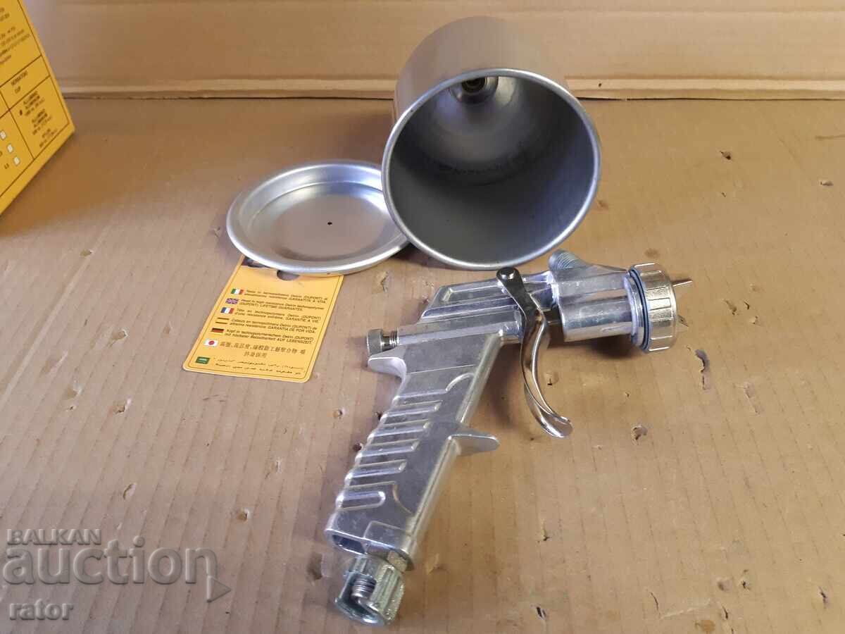 Аукцион Професионален пистолет за боядисване за компресор . Нов