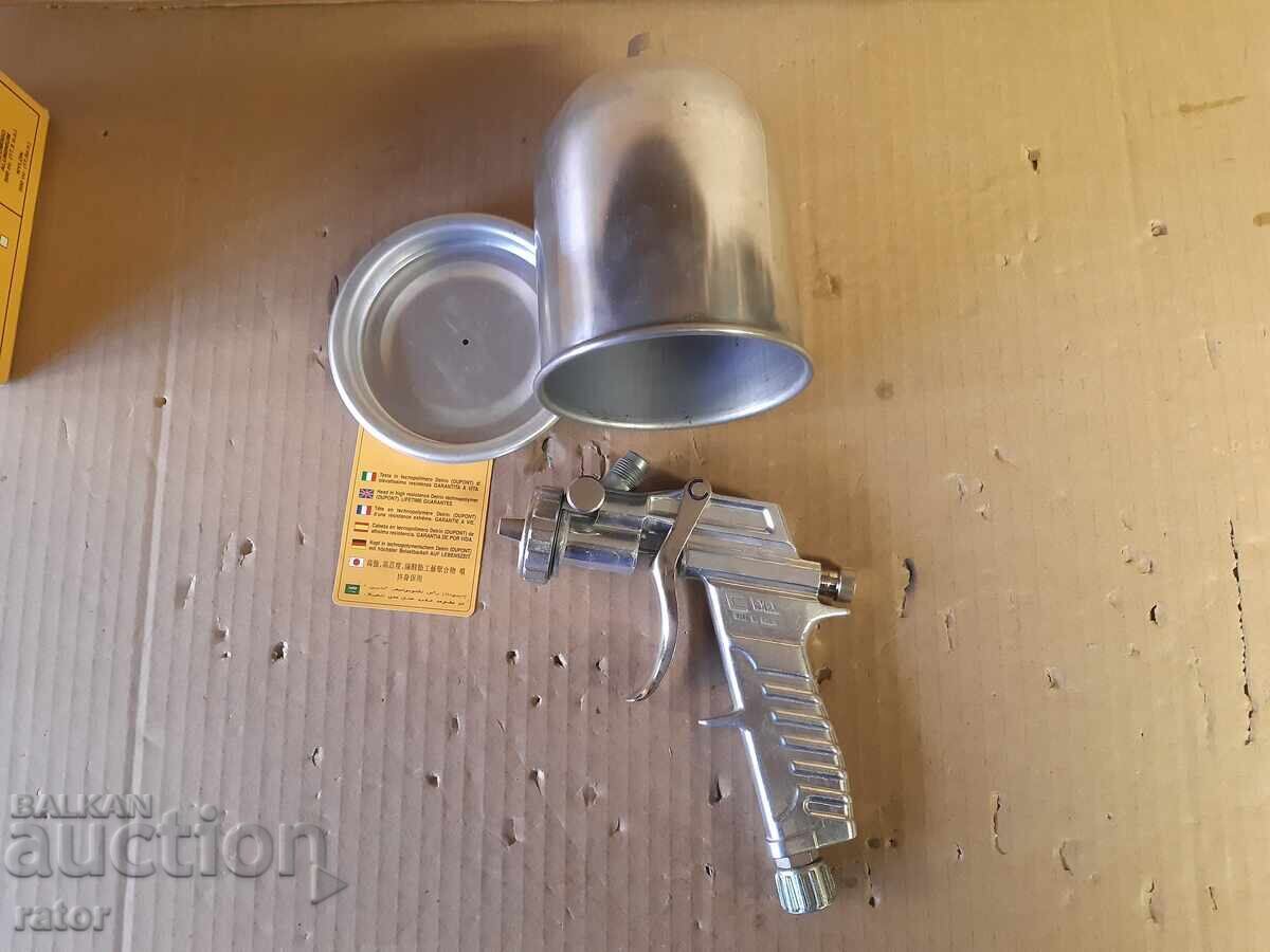 Професионален пистолет за боядисване за компресор . Нов - 5