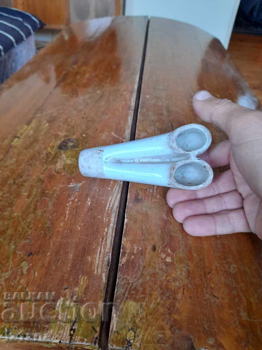 Auction  Old porcelain insulator