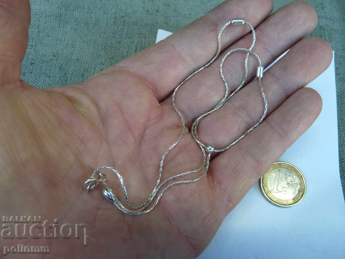 Сребърен синджир - 12 с цена € 15.00 | 29.34 лв.