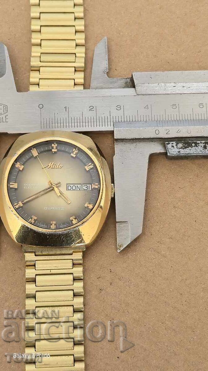 MIDO OCEAN STAR ELECTRONIC QUARTZ SWISS MADE ΣΠΑΝΙΟ ΛΕΙΤΟΥΡΓΕΙ - 7