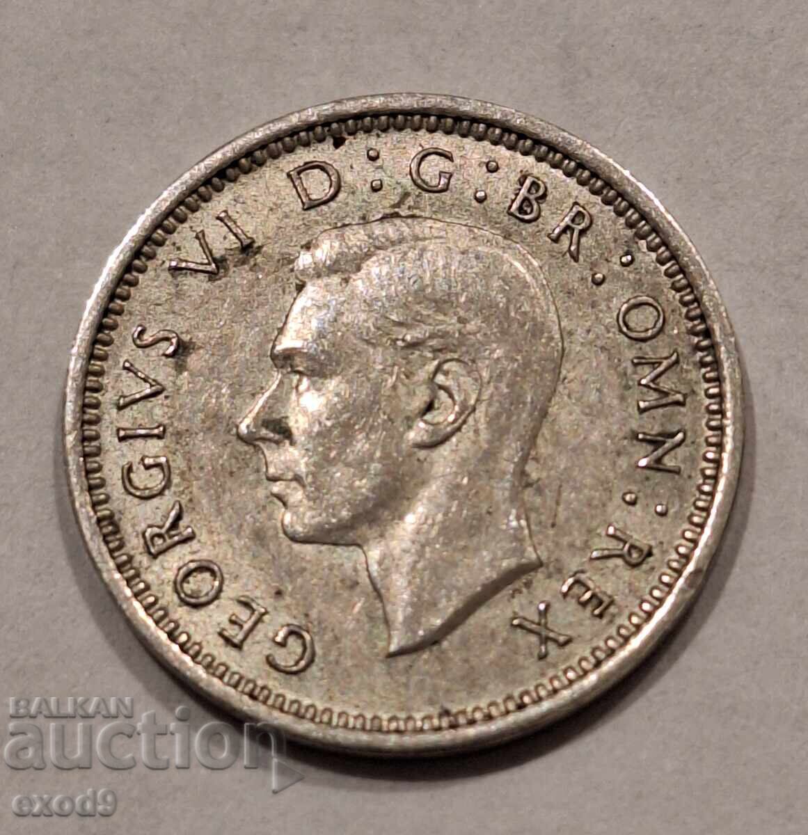 Ασήμι 3 Πένες 1941 / Ηνωμένο Βασίλειο με τιμή € 2.60 | 5.09 BGN