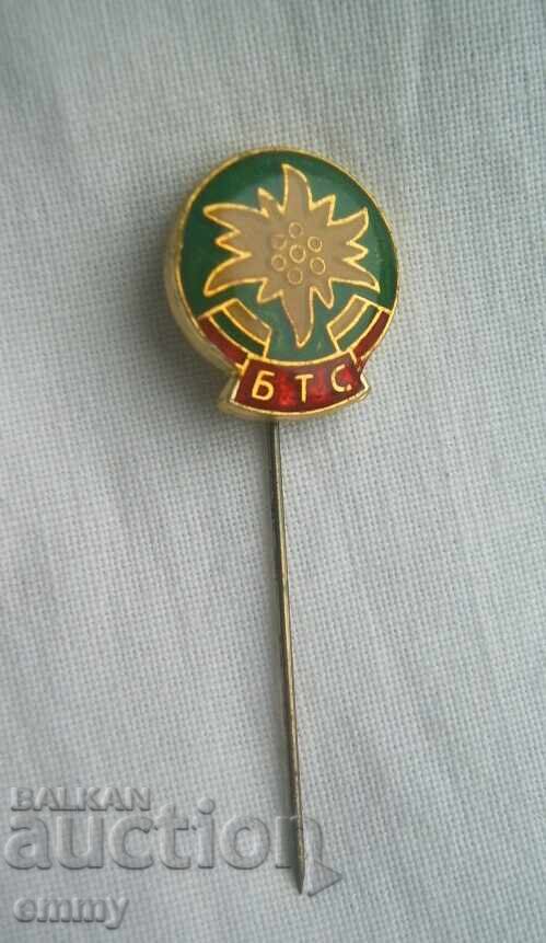 BTS Badge - Bulgarian Tourist Union, Tourism