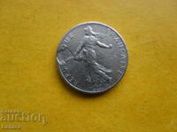 1/2 franc 1977 g. Franța defect la batere