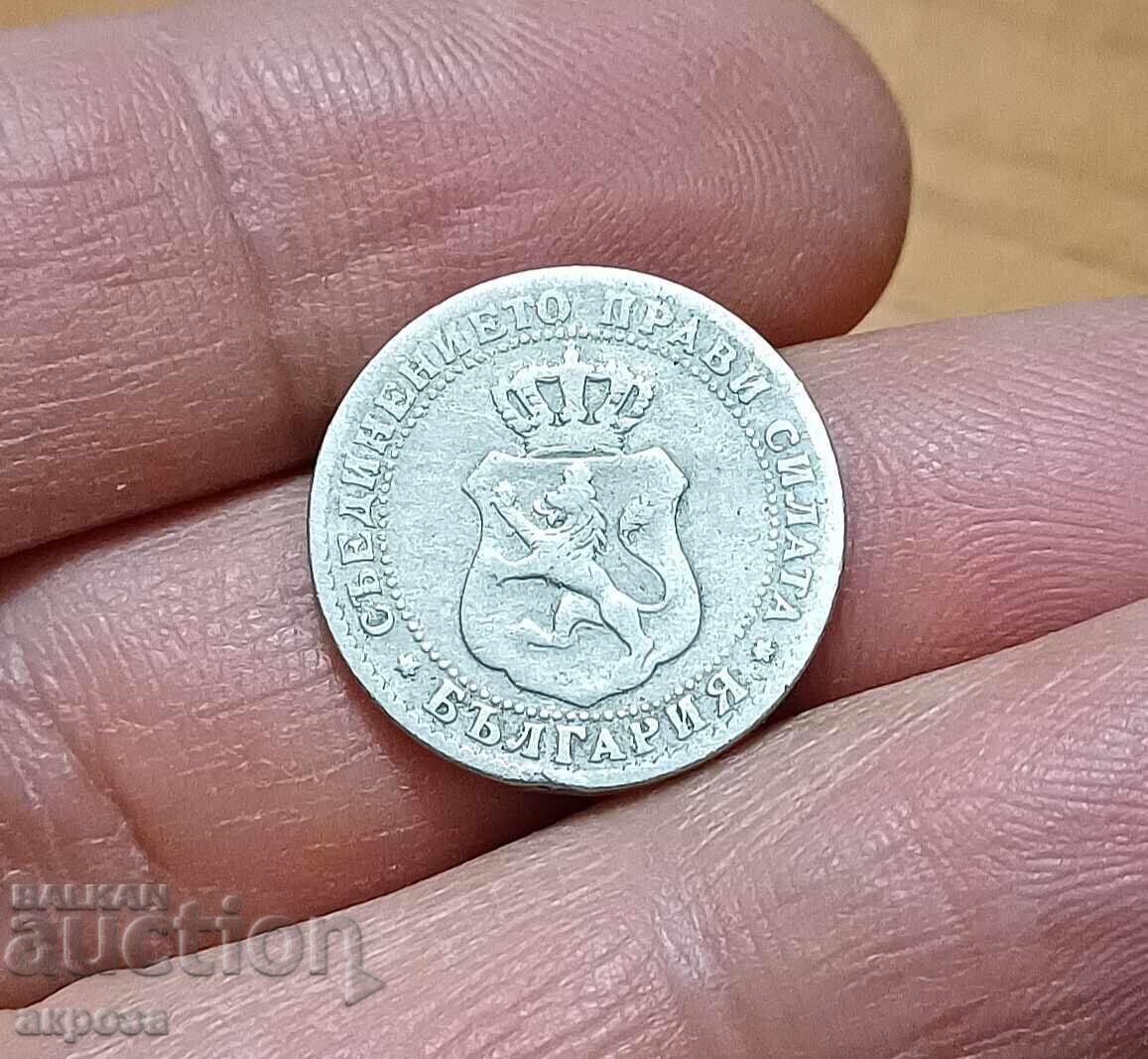 10 стотинки 1888 матрично отклонение/отворено Р с цена € 13.00 | 25.43 лв.