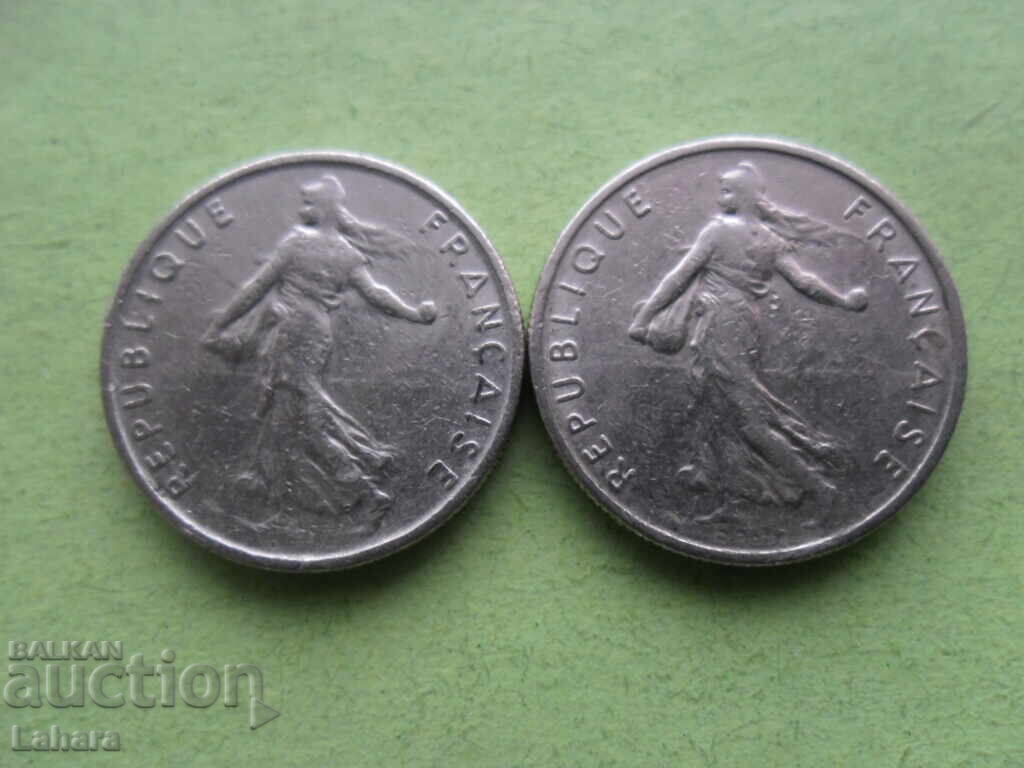 1/2 φράγκου 1965, 1968 g. Γαλλία με τιμή € 0.51 | 1.00 BGN