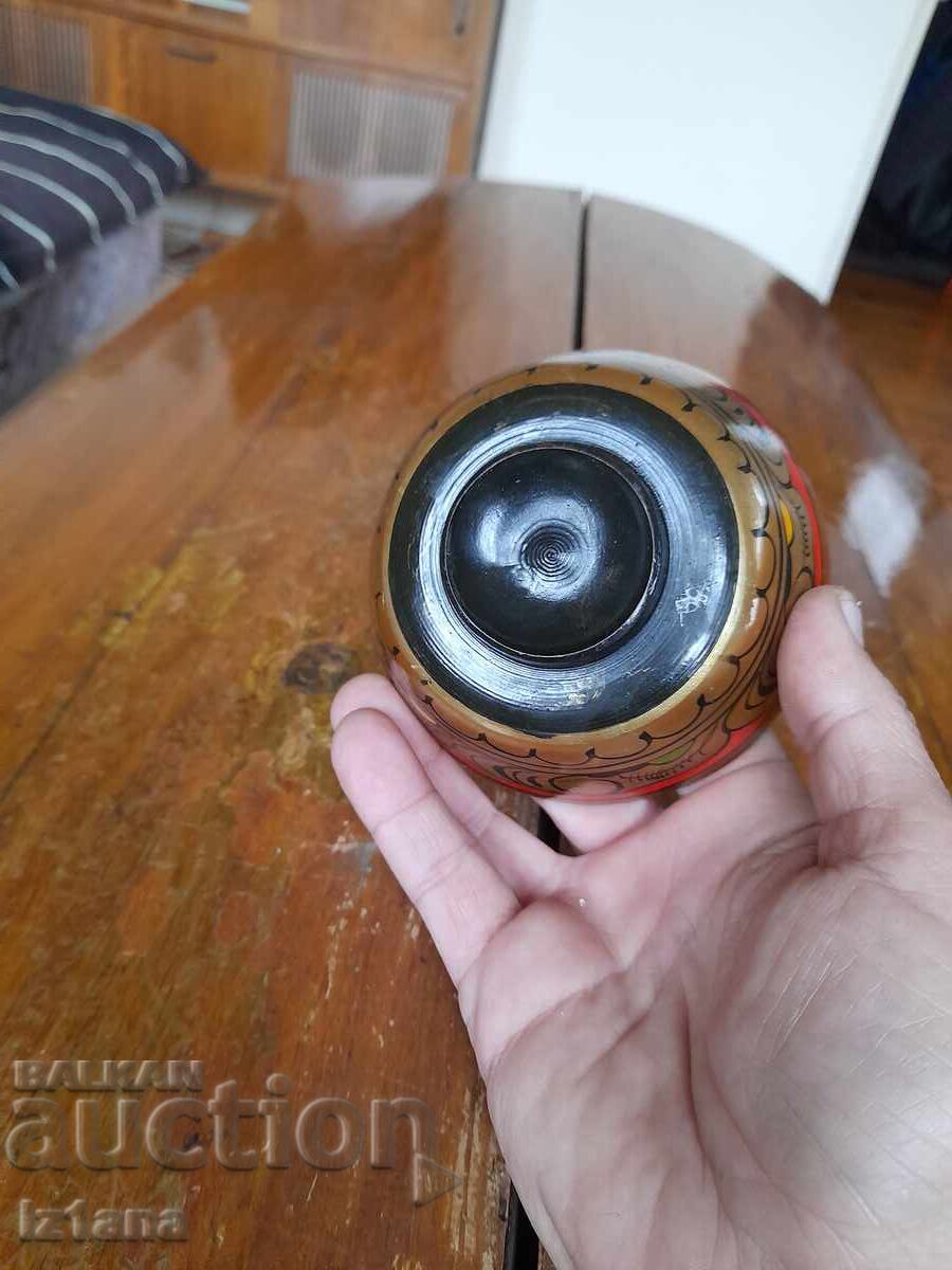 Аукцион Стара дървена паница,хохлома