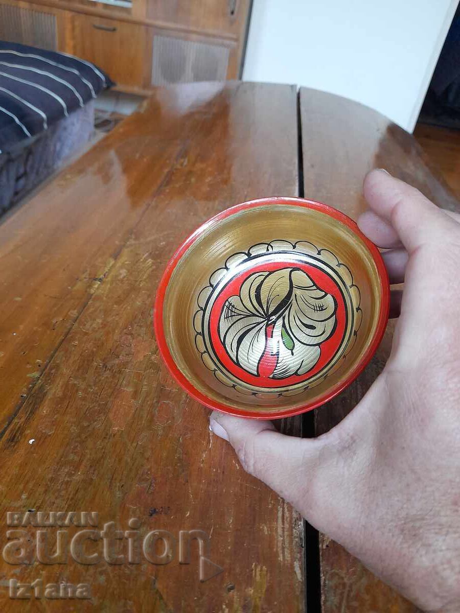 Доставка на Стара дървена паница,хохлома