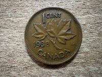 Канада - 1 цент (1938)