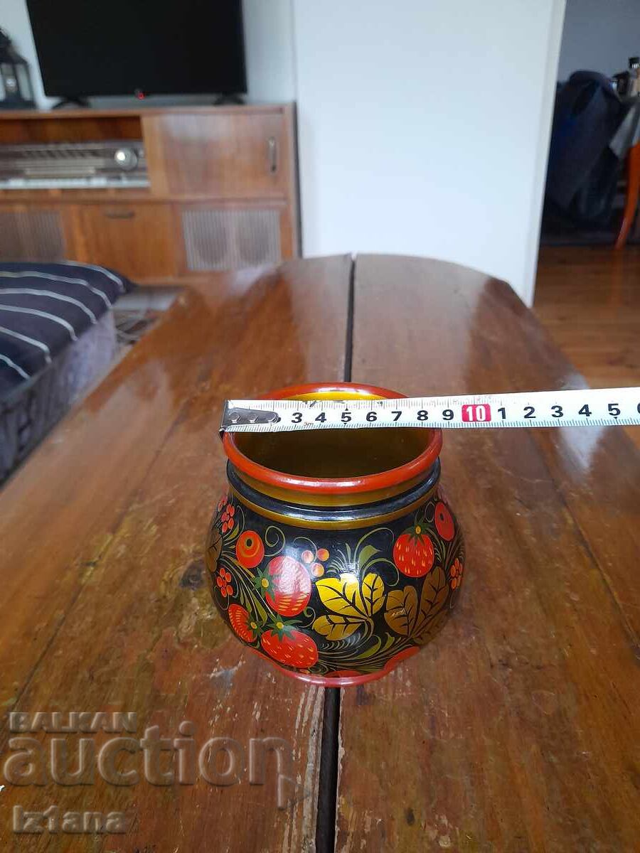 Доставка на Стара дървена кутия,хохлома