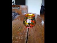 Стара дървена кутия,хохлома