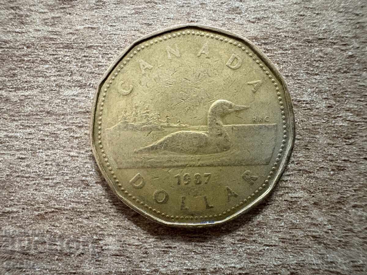 Canada - 1 dolar (1987)
