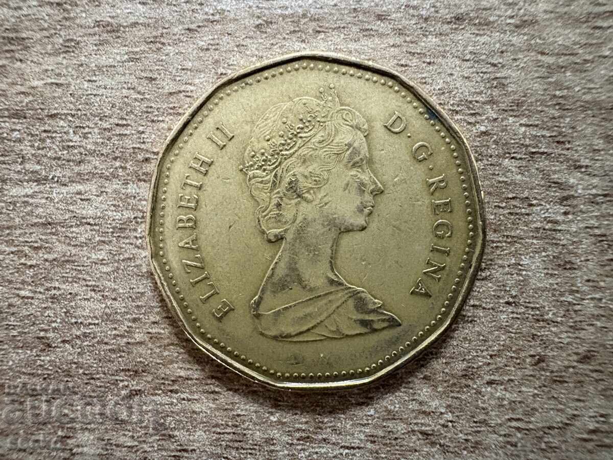 Canada - 1 dolar (1988) cu preț € 1.00 | 1.96 BGN
