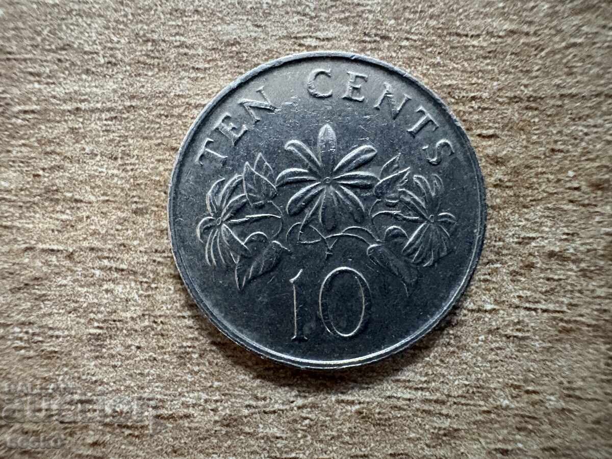 Singapore - 10 cenți (1989) Singapore - 10 cenți (1989)