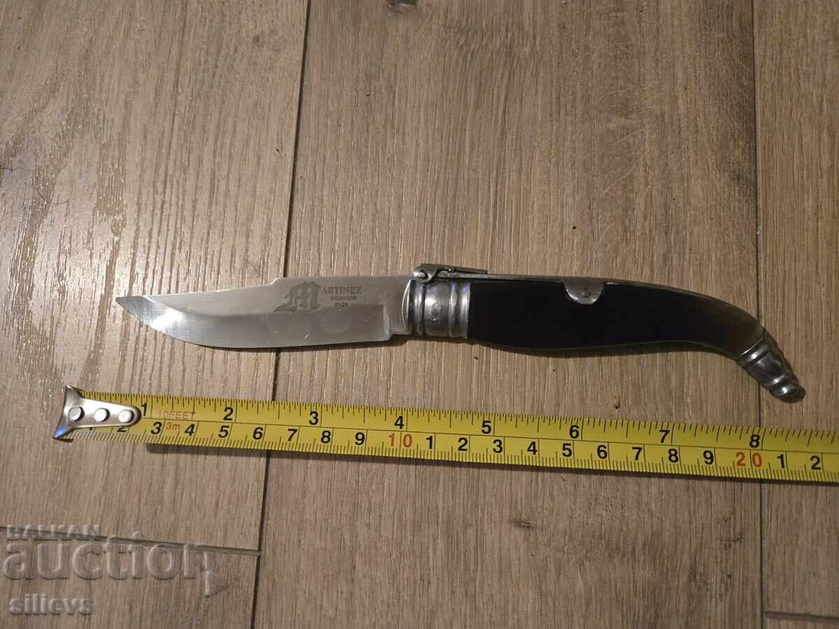 Ισπανικό πτυσσόμενο μαχαίρι Martinez, ναβάχα με τιμή € 0.95 | 1.86 BGN