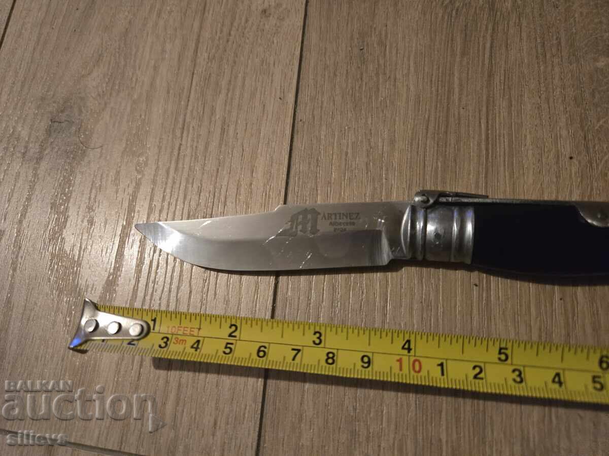 Δημοπρασία Ισπανικό πτυσσόμενο μαχαίρι Martinez, ναβάχα