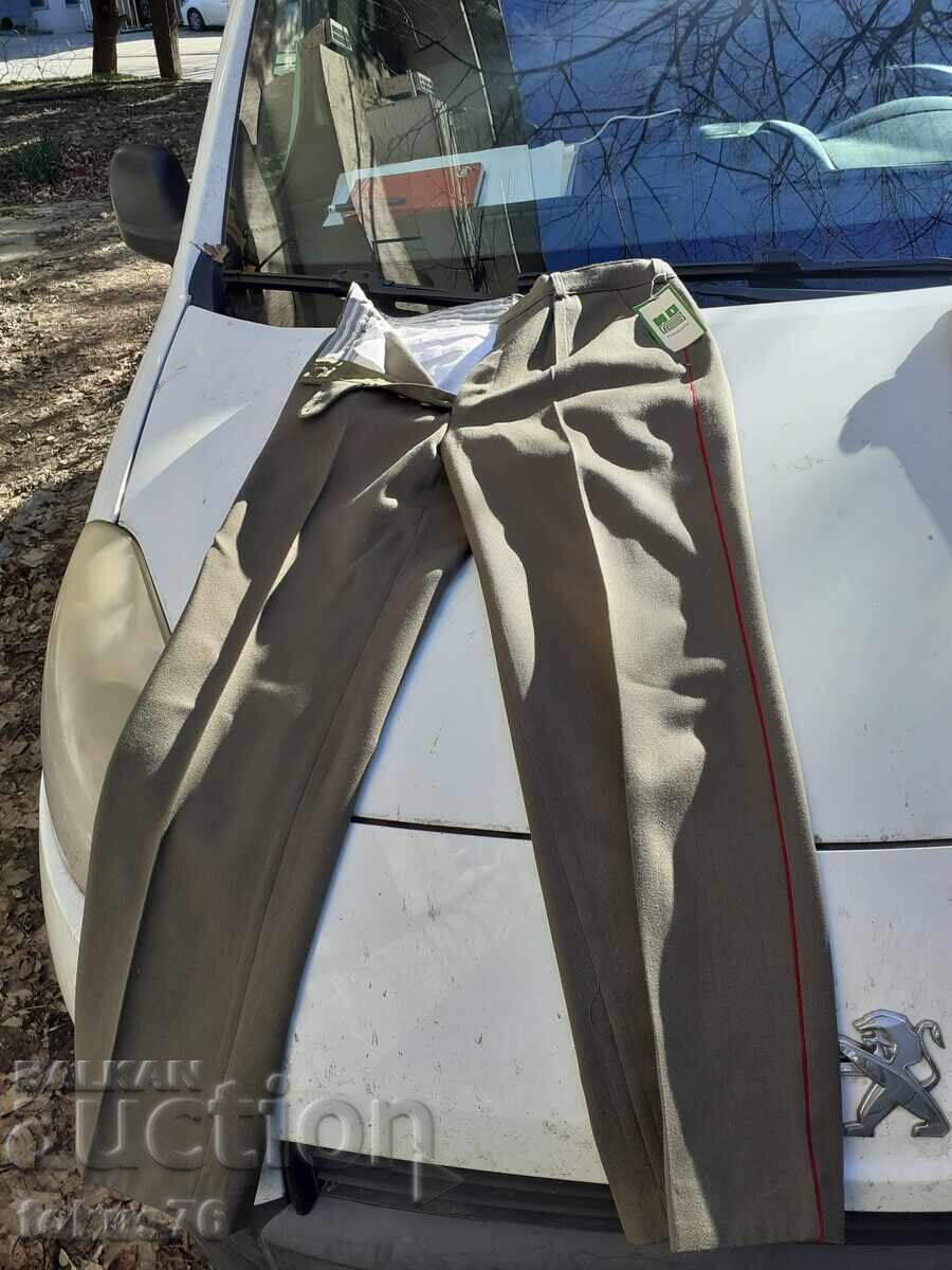Old military uniform trousers