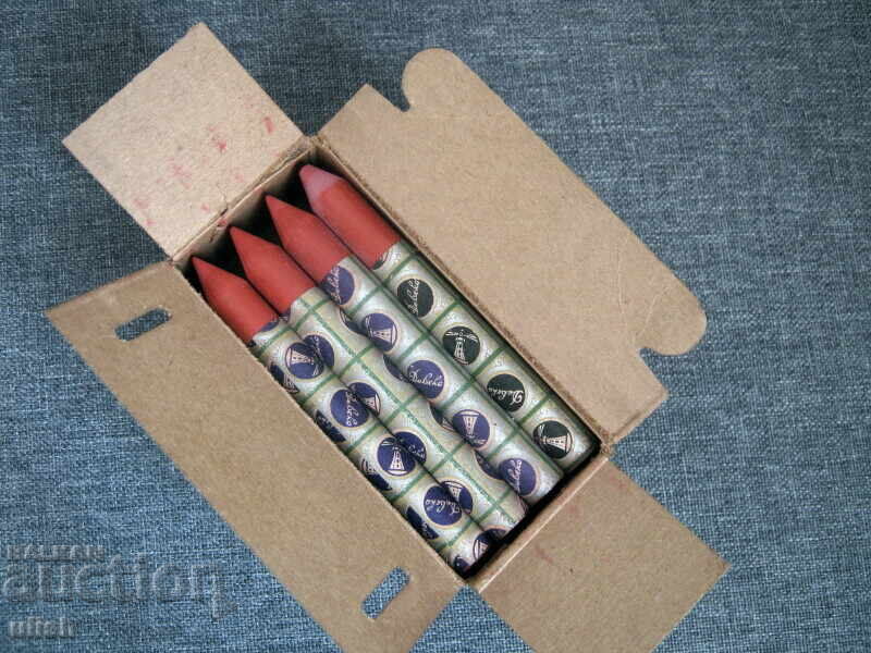 Kingdom of Bulgaria Deveko signature chalk red box with price € 20.00 | 39.12 BGN