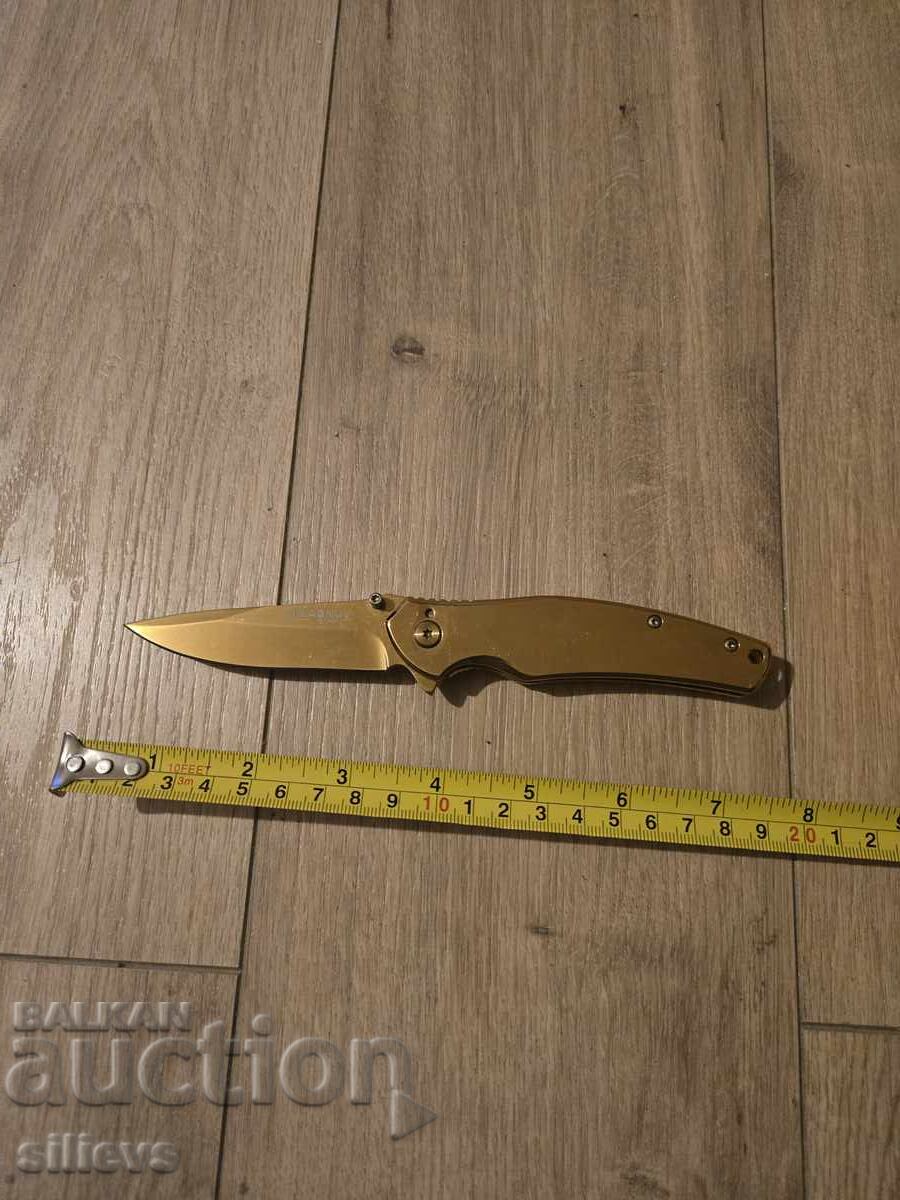 Folding knife, Boker Magnum Gold Finger with price € 0.01 | 0.02 BGN