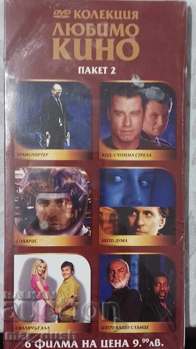 Pachet de 6 filme pe DVD