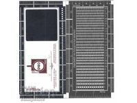 Contor de dinți pentru măsurarea dințării timbrelor poștale