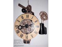 CEAS DE PERETE VECHI MECANIC CU GREUTĂȚI. GERMANIA
