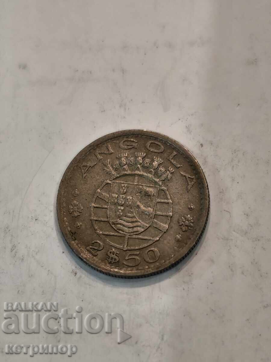 2,5 ескудо Ангола 1974 г.